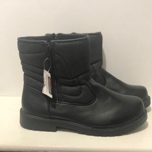 Thermal King 84890 Boots Men 12D Black Lightweight Warmth Rubber Sole Double Zip